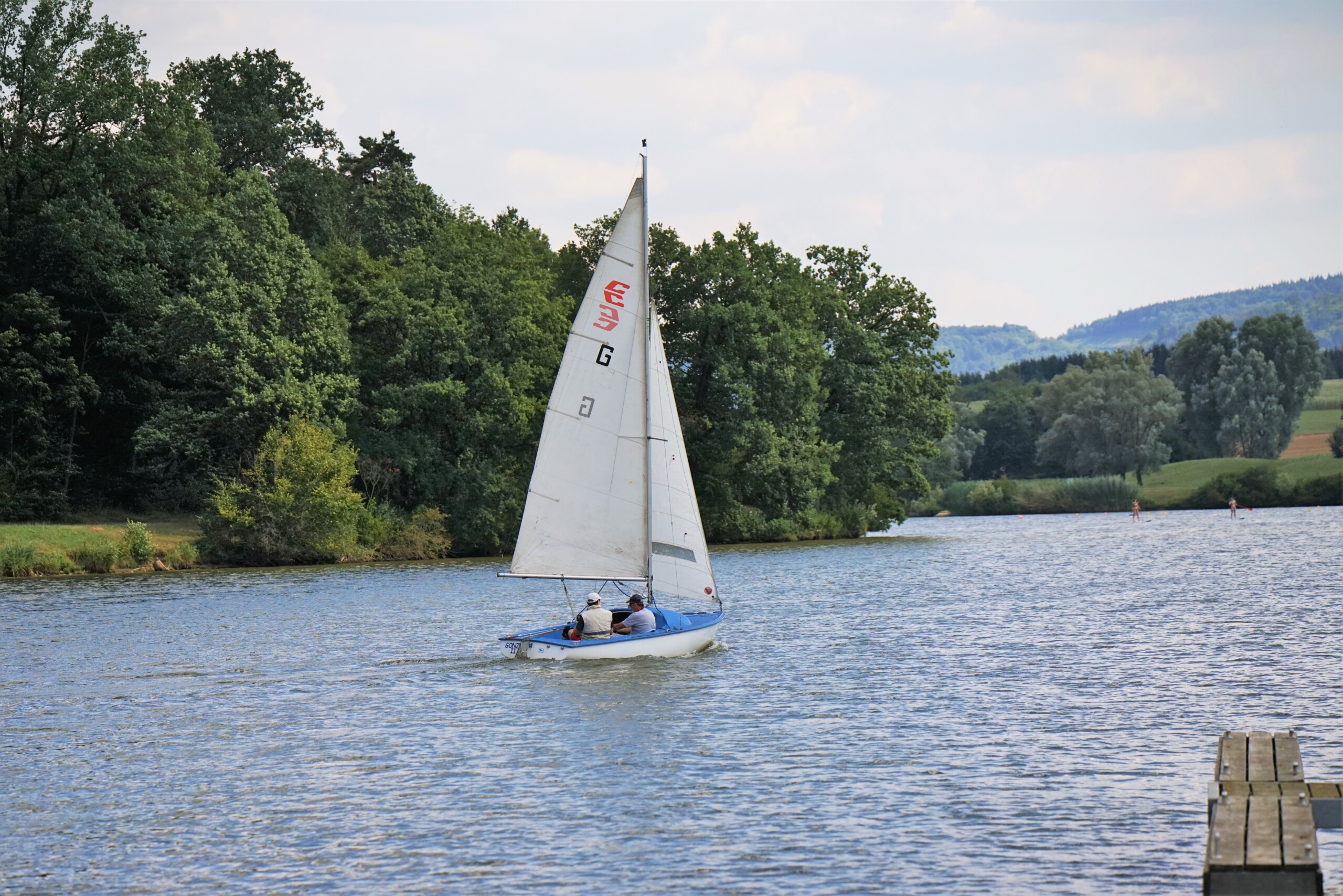 Segelboot Bucher Stausee